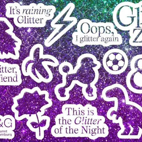 Glitzer-Sticker von mkg-hamburg.de